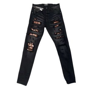 Thrasher Skinny-Fit distressed Panelled